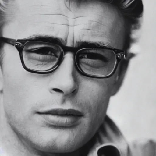 Prompt: james dean at 9 0 years old