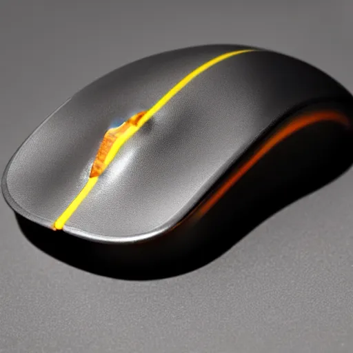 Image similar to long shot of pc mouse with blond hair