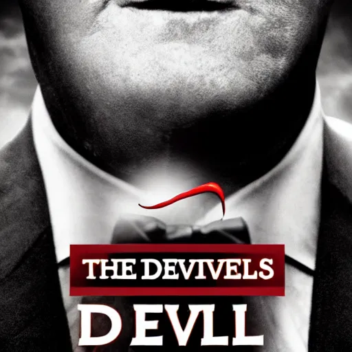 Image similar to the devil running for president, award winning promotional shot, cinematic