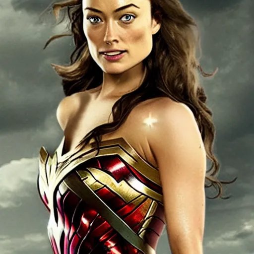 Prompt: Olivia Wilde as Wonder Woman