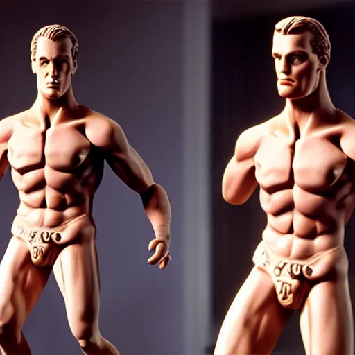 Image similar to greek statue of Ken doll in American Psycho (1999)