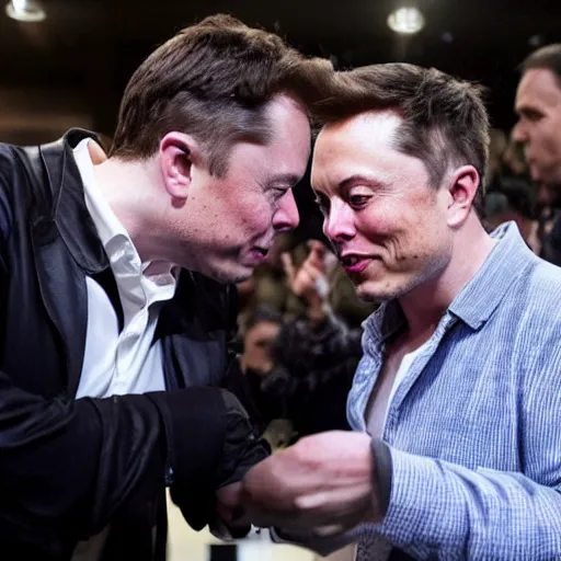 Prompt: elon musk lost in the magical world of cryptocurrency