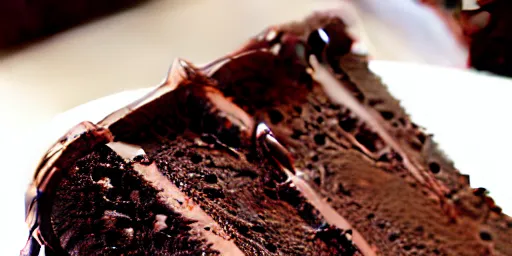 Prompt: photo of moist chocolate cake, advertising photo, studio lighting, 4K