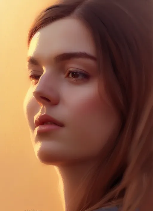 Image similar to portrait of a gorgeous young woman in the style of stefan kostic, artstation, concept art, realistic photo, sharp focus, 8k high definition, insanely detailed, intricate, elegant