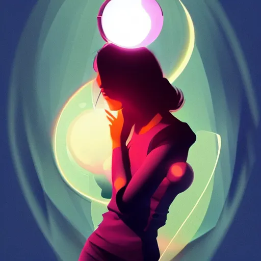 Image similar to girl with the plasma orb, dramatic vector art by conrad roser, by artgerm, dynamic lighting, octane render, trending on artstation