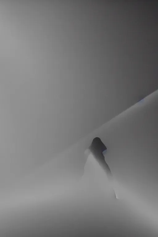 Image similar to brocken spectre, lost lost in the void