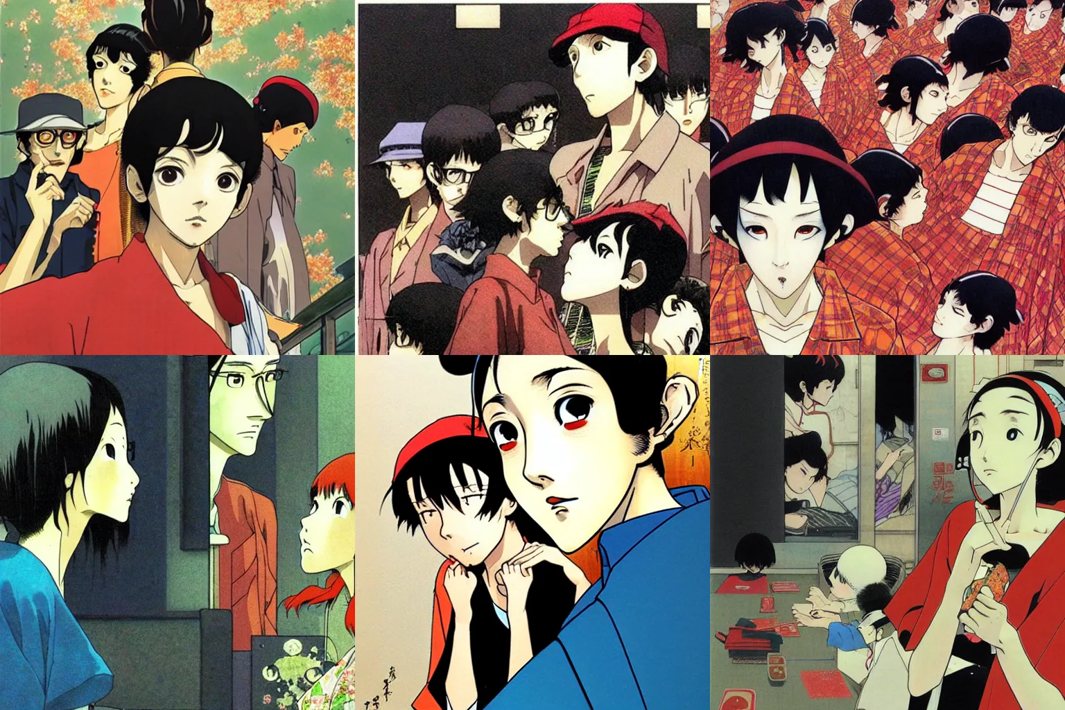 Prompt: artwork by satoshi kon