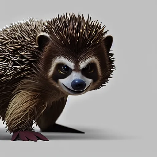 Image similar to sonic the hedgehog as a sloth, weta hyperrealism cinematic lighting and compositon