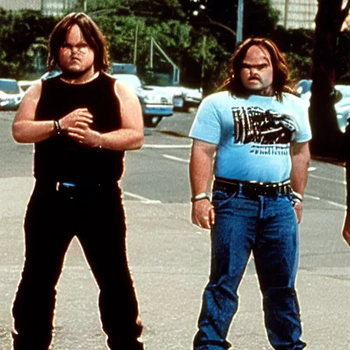 Image similar to jack black stars in the movie hackers