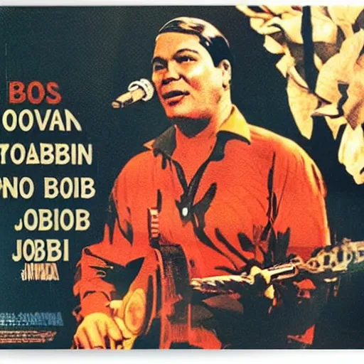 Prompt: bossanova poster brazil corcovado tom jobim vintage