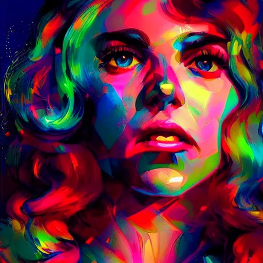 Image similar to portrait of a beautiful marina diamandis electra heart, volume lighting, concept art, by greg rutkowski!!, colorful, xray melting colors!!