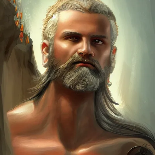 Image similar to zeus, portrait, illustration painting, detailed illustration, hd, digital art, overdetailed art, concept art, detailed, overdetailed art, concept art, trending on artstation