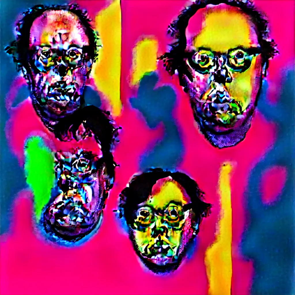 Image similar to weird and disturbing portrait of todd solondz, vivid colors, neon, art by ( ( ( kuvshinov ilya ) ) ) and wayne barlowe and francis bacon and artgerm and wlop and william - adolphe bouguereau