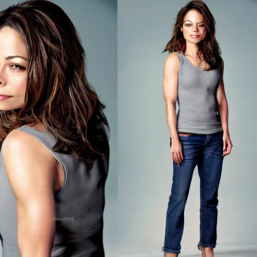 Image similar to full - body portrait of kristin kreuk