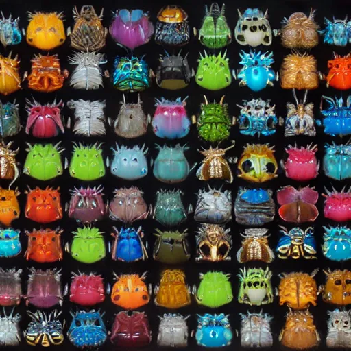 Prompt: funko pop insects, 8 k,