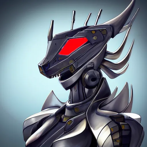 Image similar to stunning headshot of a beautiful anthropomorphic robot mecha female dragon, with smooth and streamlined armor, standing and posing elegantly, well detailed dragon head with epic LED eyes and a beautiful organic maw open, the camera staring down the maw, sharp and dangerous sleek design, two arms, beautiful digital art, artstation, DeviantArt, FurAffinity, professional, depth of field, close-up, hd, octane render, sunset lighting