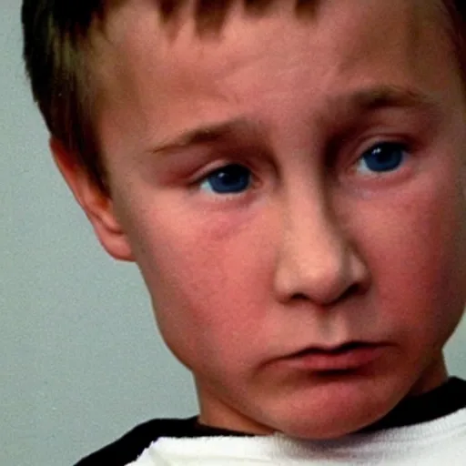 Image similar to vladimir putin as a bully kid.