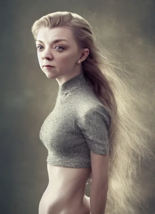 Prompt: natalie dormer wearing marijuana miniskirt with fox tail, depth of field, zeiss lens, detailed, symmetrical, centered, fashion photoshoot, by nicoletta ceccoli, mark ryden, lostfish, earl nore, hyung tae, frank frazetta, breathtaking, 8 k resolution, extremely detailed, beautiful, artistic, hyperrealistic, octane render