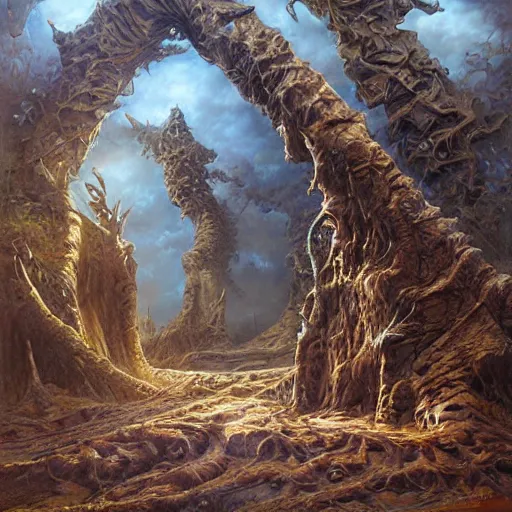 Image similar to by james gurney, dariusz zawadzki, tomasz alen kopera