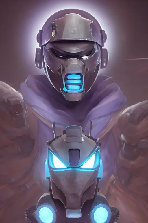 Image similar to epic mask helmet robot ninja portrait stylized as fornite style game design fanart by concept artist gervasio canda, behance hd by jesper ejsing, by rhads, makoto shinkai and lois van baarle, ilya kuvshinov, rossdraws global illumination radiating a glowing aura global illumination ray tracing hdr render in unreal engine 5