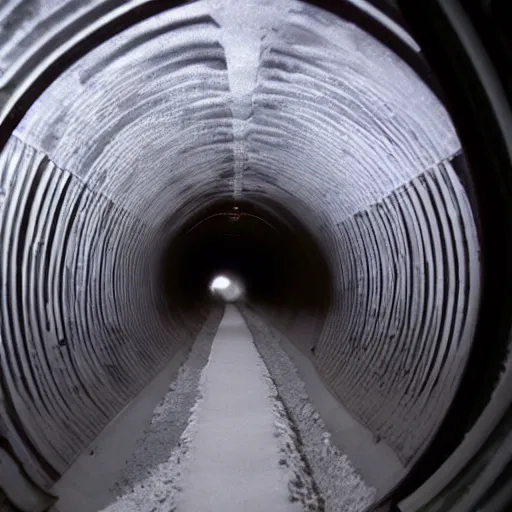 Image similar to ain aincient snowden icelair tunnel meltong antrior anto into an 4 4 d perspectivroo perspective roomy mayde ofic of ice gahalaxiere sturry cozmiss, 8 k antisurreaubismadstractiomposition, 8 k