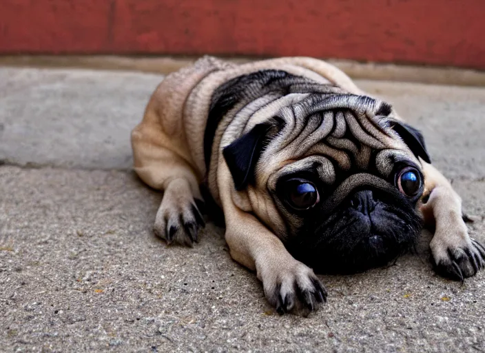 Prompt: Pug Slug