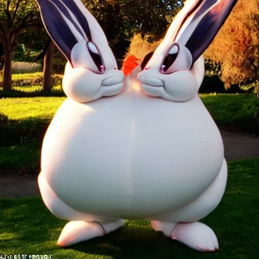 Image similar to the real life Fat big Bugs Bunny