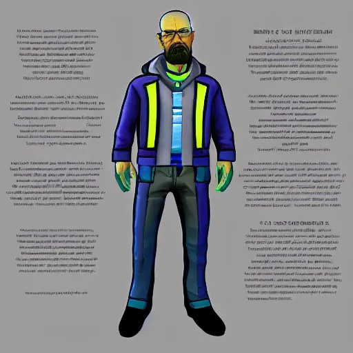 Image similar to walter white fortnite skin