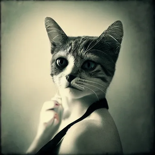 Prompt: beautiful cat by anka zhuravleva