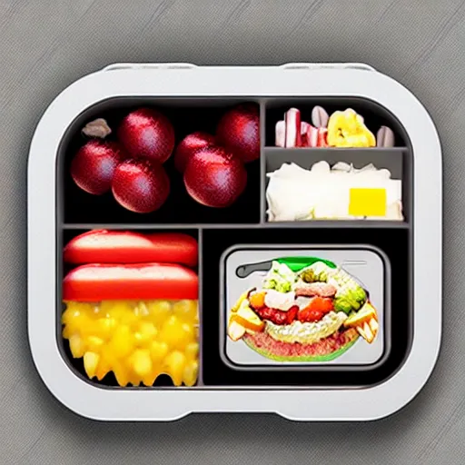 Prompt: quake bento box