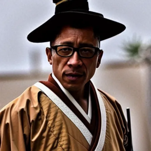 Image similar to gustavo fring as a samurai