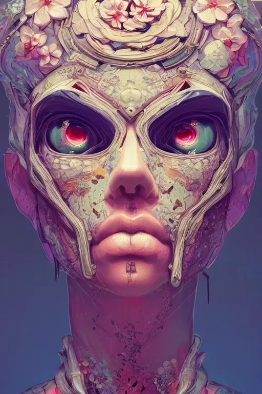 Prompt: symmetry!! portrait of floral! borderlands 3 psycho, intricate, elegant, highly detailed, digital painting, artstation, concept art, smooth, sharp focus, illustration, art by wlop and rossdraws and mike winkelmann, 8 k