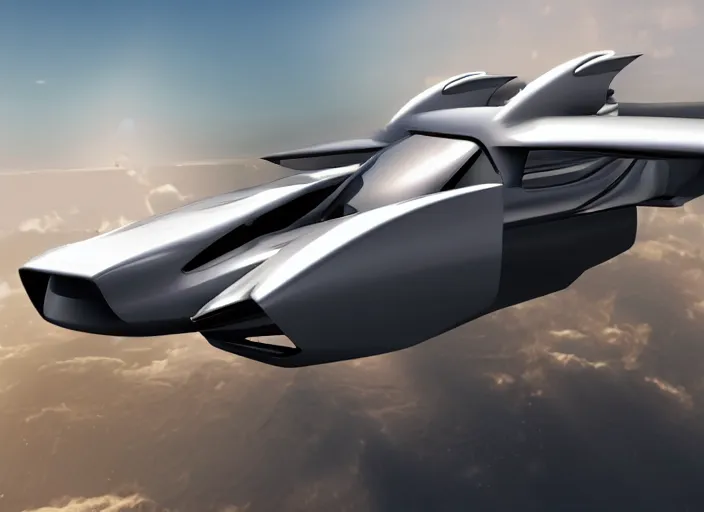 Prompt: flying car concept in 2050s, artstation, unreal engine 8k