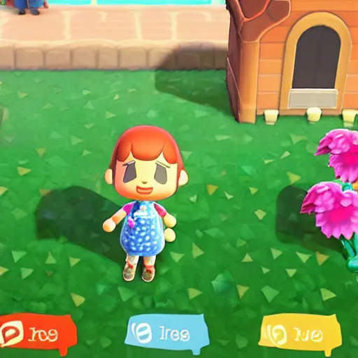Prompt: a screenshot from the game animal crossing