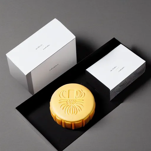 Image similar to jonathan ive dieter rams mooncake 🥮 handbag 👜 👝 packaging