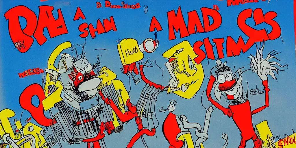 Image similar to a mad scientist's machine by dr. seuss