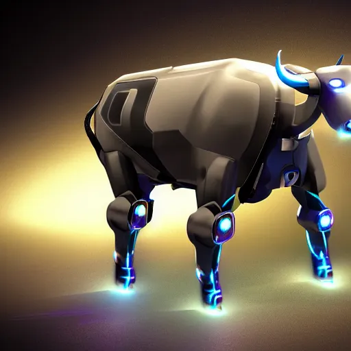 Image similar to a cybertronic bull