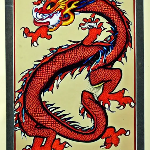 Image similar to chinese dragon, loong