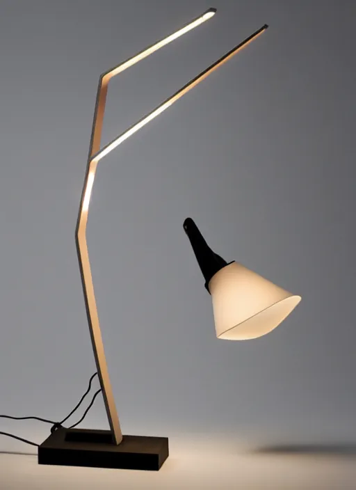 Image similar to a desk light designed by vera liskova