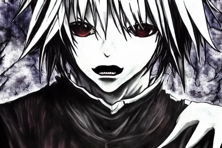 Art Photography di X: #Anime #Anime-Boys #Dark-Anime #Death #Eye #God #art   Oh look, creepy dude in shadow.   / X
