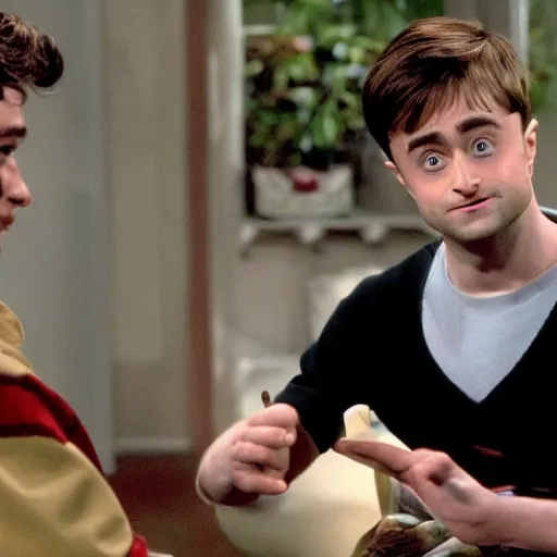 Image similar to film still of Daniel Radcliffe as Will in The Fresh Prince of Bell Air