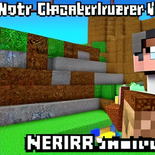 Image similar to nerkin minecraft youtuber