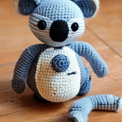 Image similar to a koala amigurumi