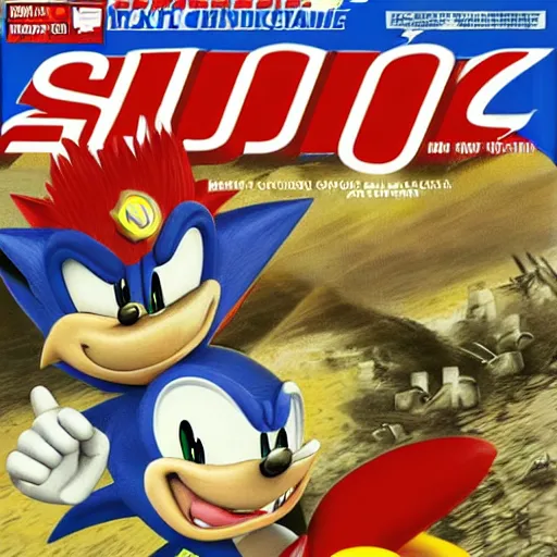 Prompt: hyper realistic Sonic the Hedgehog commit war crimes in Yugoslavia in 1998, military chronicle, realistic, in style of Francisco Goya , dark art, ray tracing, smooth