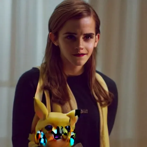 Image similar to photo of emma watson as pikachu