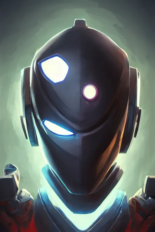 Image similar to epic mask helmet robot ninja portrait stylized as fornite style game design fanart by concept artist gervasio canda, behance hd by jesper ejsing, by rhads, makoto shinkai and lois van baarle, ilya kuvshinov, rossdraws global illumination radiating a glowing aura global illumination ray tracing hdr render in unreal engine 5