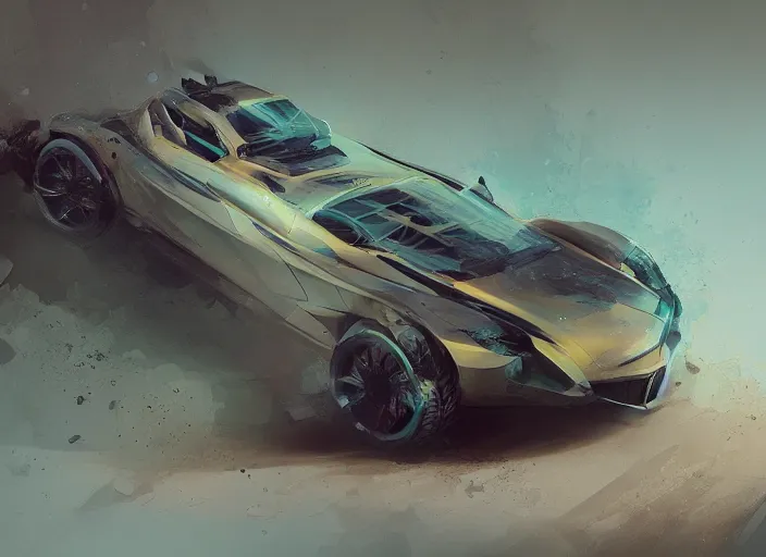 Image similar to a beautiful concept design of a supercar converted into offroad sport. car design by cory loftis, fenghua zhong, ryohei hase, ismail inceoglu and ruan jia. volumetric light.