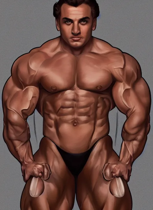 Image similar to photoshoot gigachad luigi bodybuilding by ilya kuvshinov, bodybuilder ernest khalimov, super mario bros symmetrical face concept art, hyper realistic, intricate, elegent, highly detailed, digital painting, concept art, smooth, sharp, focus, illustration, art by artgerm and greg rutkowski and alphonse mucha, artstation