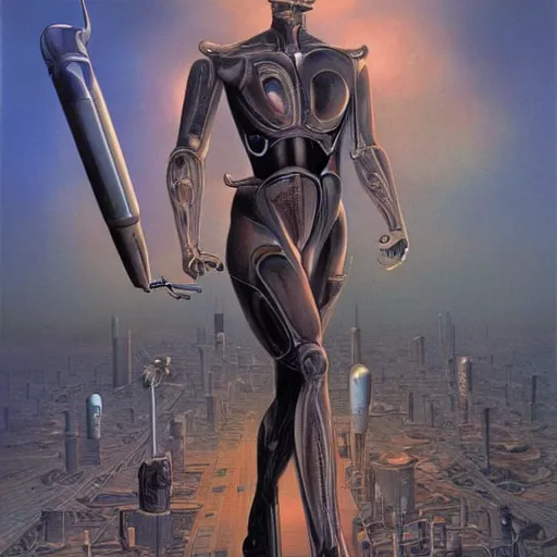 Prompt: transhumanism , Jim Burns