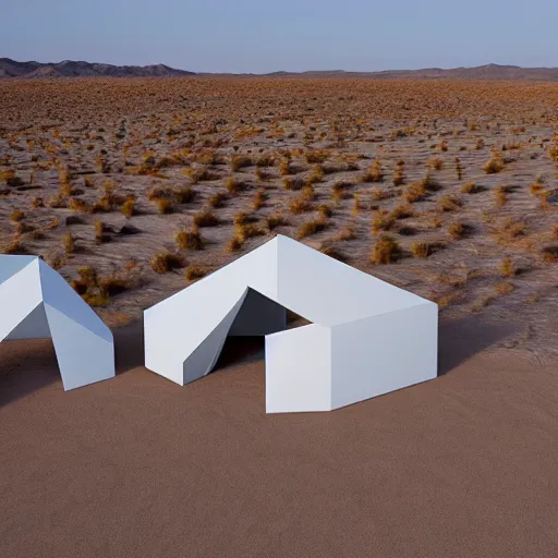 Image similar to babyschema shape building in the dessert